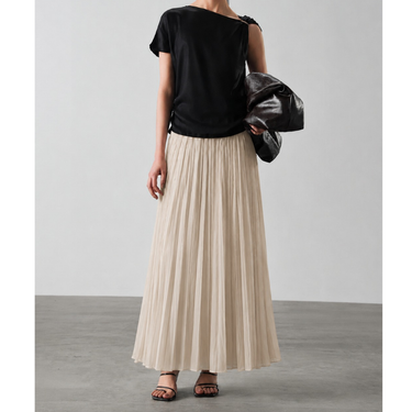 Skin Pleated Skirt