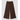 Brown Petite Pleated Elastic Waist Wide Leg FLAPPER