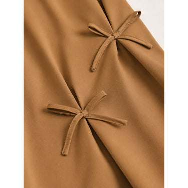DREAMY BOW - 3 TIERED PINK FAIRY SKIRT CARAMEL LATTE