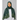Noir Gold Paisley Hijab- Bottlegreen