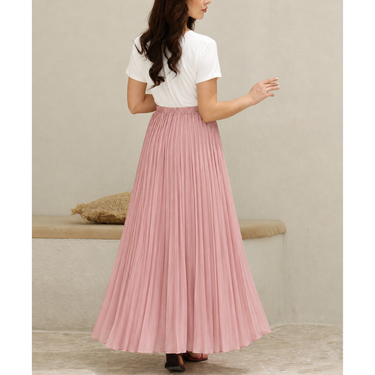 Babypink Pleated Skirt
