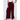 MAROON Petite Pleated Elastic Waist Wide Leg FLAPPER