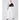 White Petite Pleated Elastic Waist Wide Leg FLAPPER