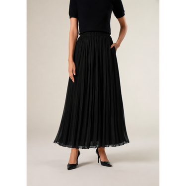 Black Pleated Skirt