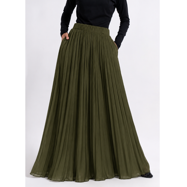 OLIVE Pleated Skirt
