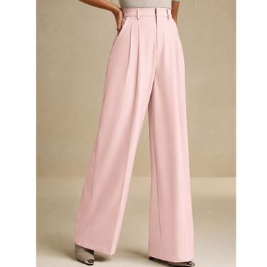BABYPINK High-Waist Korean Pant with Wide Baggy Fit