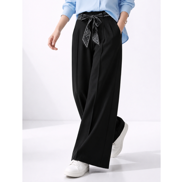 WIDE LEG PANT - Black