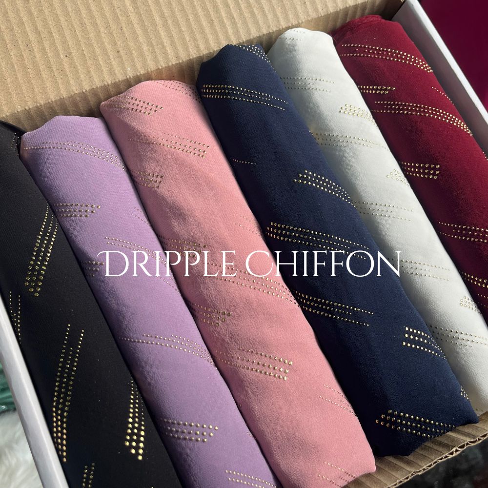 Dripple Chiffon Hijab