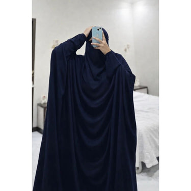 Full Coverage Namaz Chaddar- Navy Blue