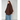 Rounded Namaz Scarf-Brown