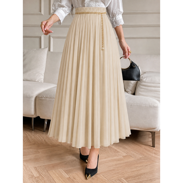 Skin  Pleated Skirt