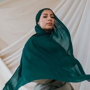 Modal Hijab - Bottle Green