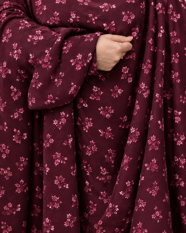Full Coverage Namaz Chaddar - IRIS MAROON
