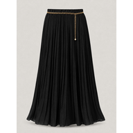 Black  Pleated Skirt