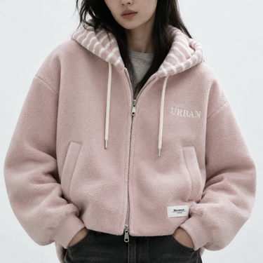 Blush Pink Urban Hoodie