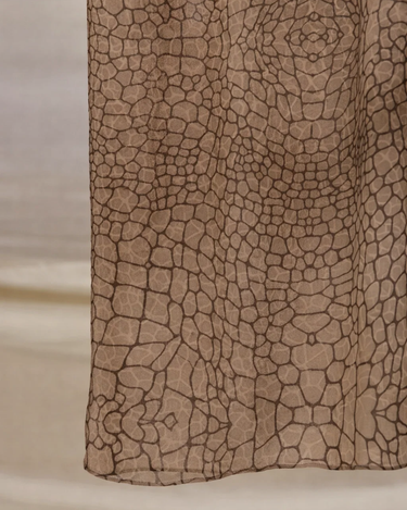 Printed Modal Lawn Hijab - CROCODILE PRINT
