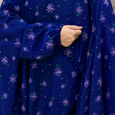 Linen Namaz Gown -Falling Leave