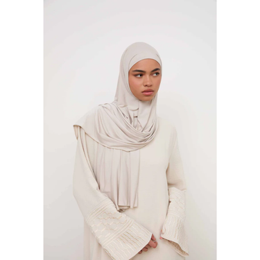 Premium Bamboo Jersey Hijab - SKIN