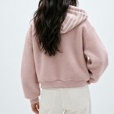 Blush Pink Urban Hoodie
