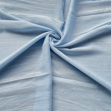 Sparkling Georgette- Ice Blue