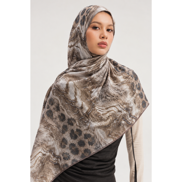 Printed Modal  Hijab -Wild Savanna print