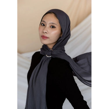 Modal Hijab - Charcoal