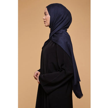London Lenzing Modal Hijab - Navy Blue