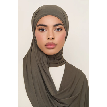 Premium Bamboo Jersey Hijab - COCUNUT