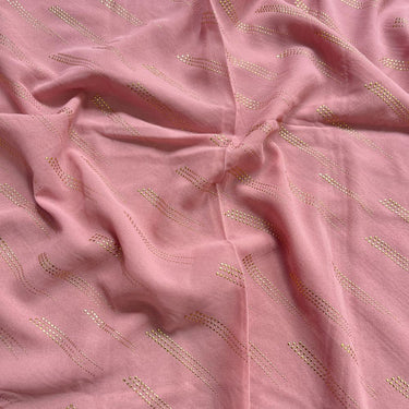 Dripple Chiffon Hijab - Baby Pink