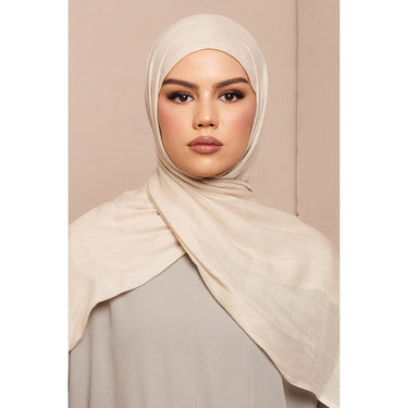 London Lenzing Modal Hijab - Cream