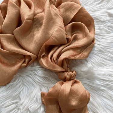 Crinkle Silk - Metalic Gold