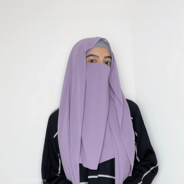 Hijab Naqab Set - Orchid