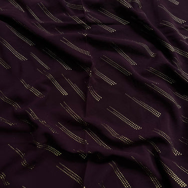 Dripple Chiffon Hijab - Plum