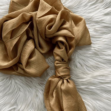 Crinkle Silk - Golden