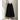 Tiers and Ribbons Skirt - BLACK