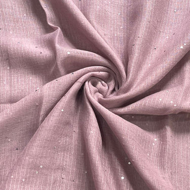 Sequins Lawn Hijab - Baby Pink