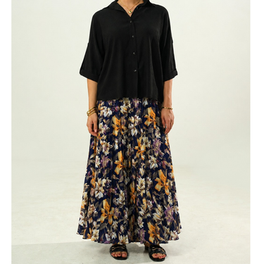BLUE BELL PLEATED SKIRT