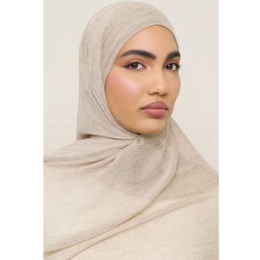 Modal Crinkle Hijab- Skin