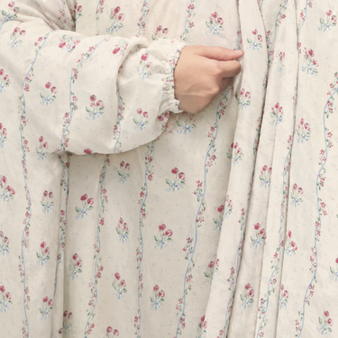 Linen Namaz Gown -Cherry Blossom