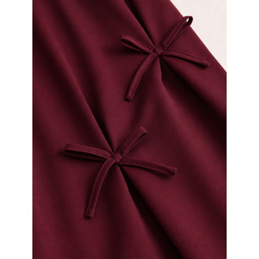 DREAMY BOW - 3 TIERED PINK FAIRY SKIRT MAROON
