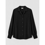 Midnight Grace Modest Button-Down Shirt