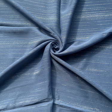 Sparkling Georgette- Berlin Blue