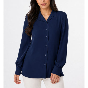 Sapphire Modest Button-Down Shirt