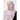 Printed Modal Lawn Hijab - Lilac Cloud