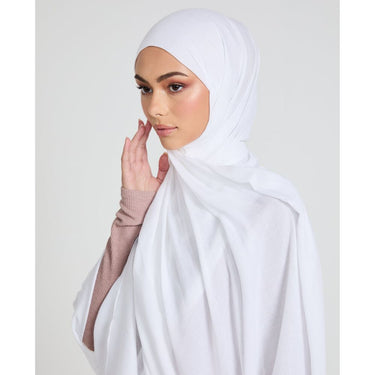 Modal Hijab - White
