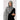 Premium Malaysian Lawn Printed Hijab Ivory - Silver
