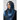 Printed Modal Lawn Hijab - Galaxy Vein