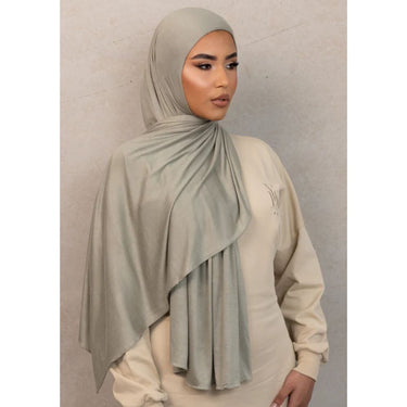 Premium Bamboo Jersey Hijab - Mint