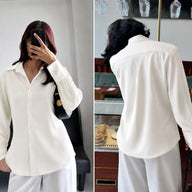 Pearl Grace Modest Button-Down Shirt