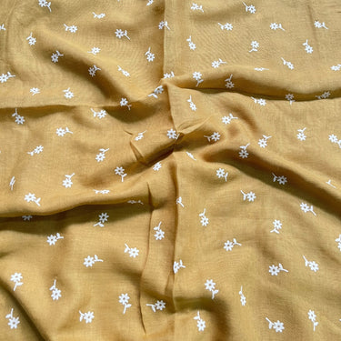 Petal Lawn Hijab - Golden